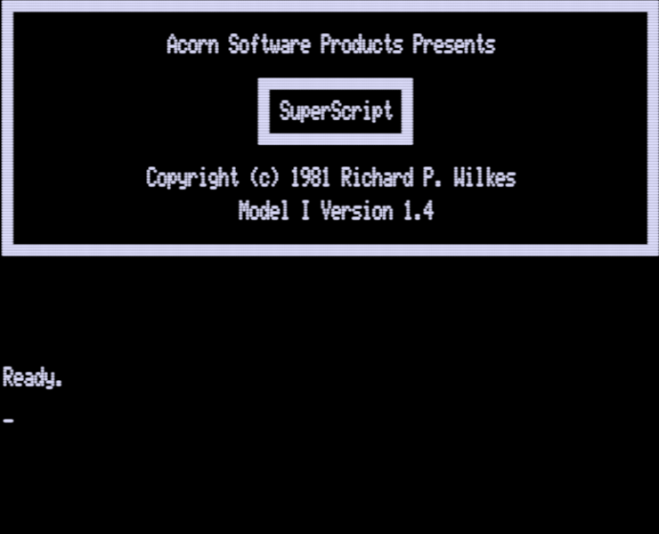 Screen shot